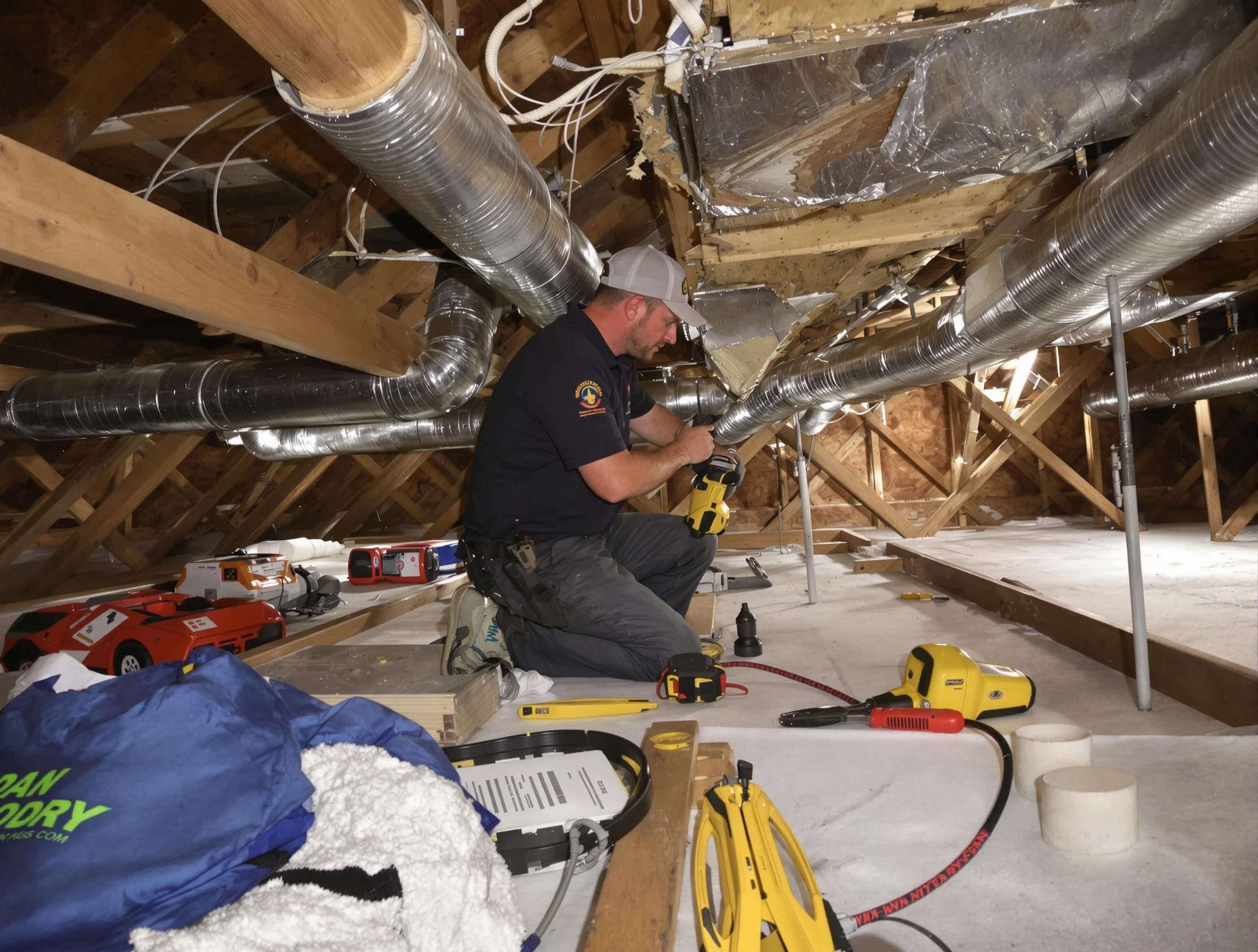 Professional air duct repair by Alpharetta Air Duct Cleaning in Alpharetta