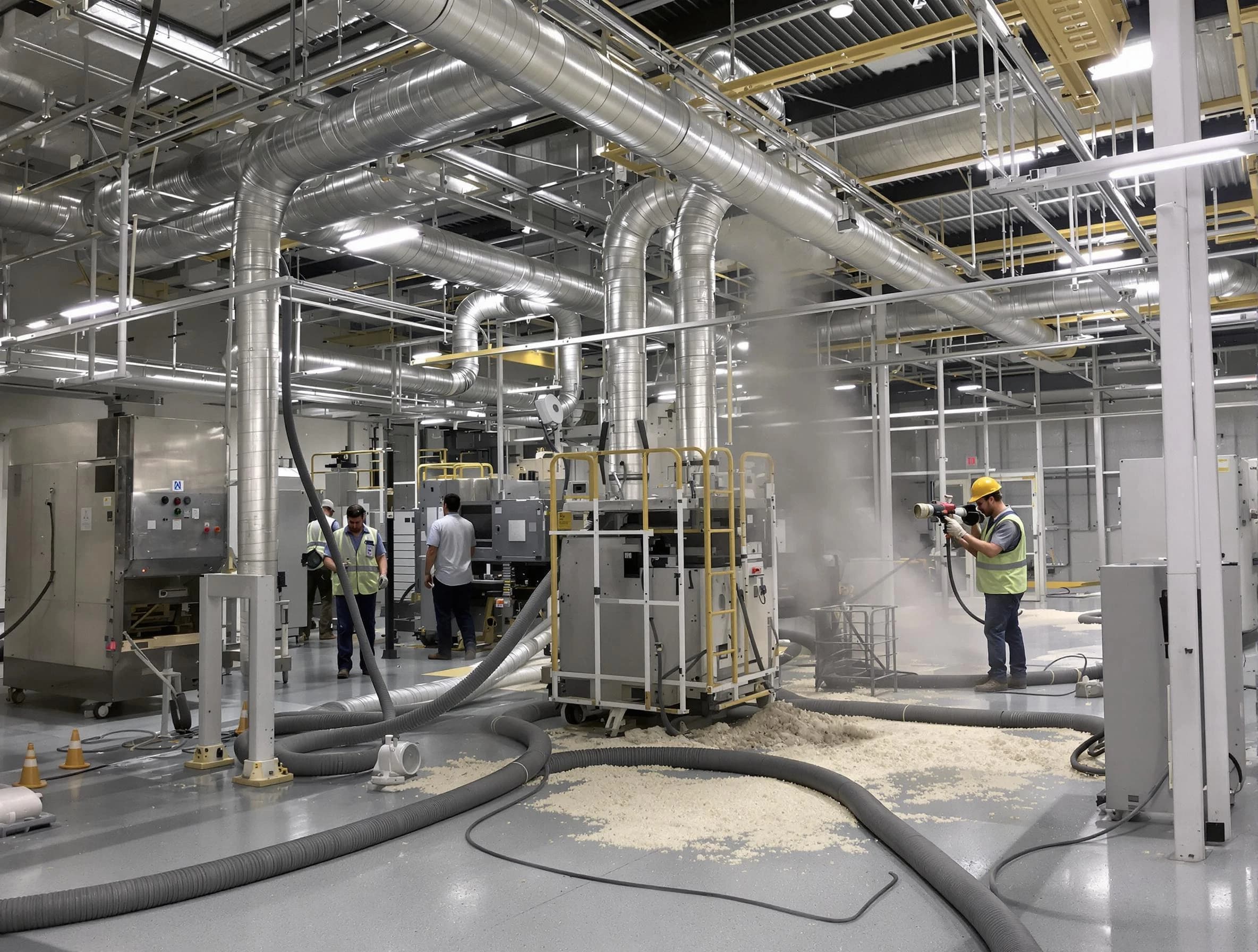 Heavy-duty industrial duct cleaning by Alpharetta Air Duct Cleaning in Alpharetta