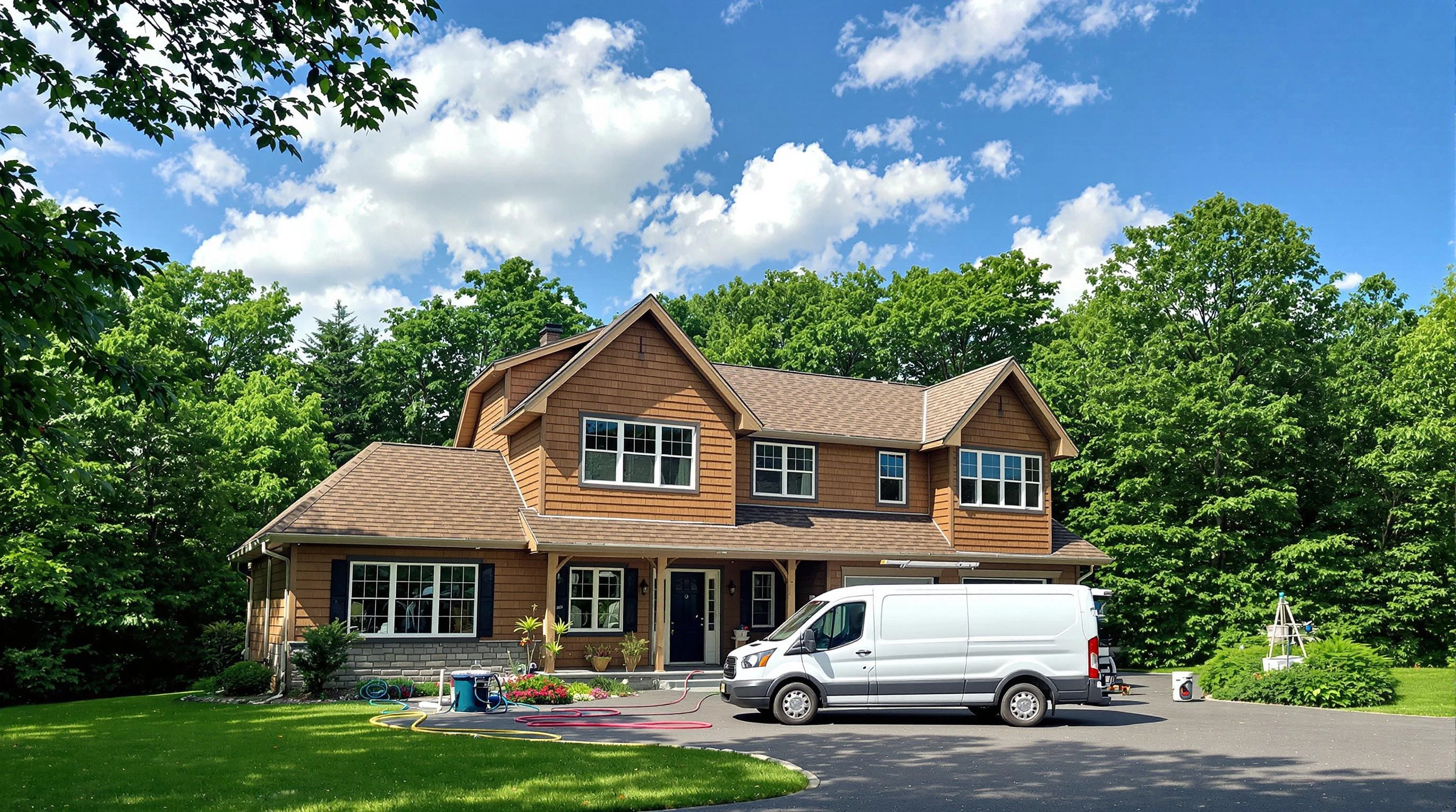 Alpharetta Air Duct Cleaning air duct cleaning crew working in Johns Creek, GA