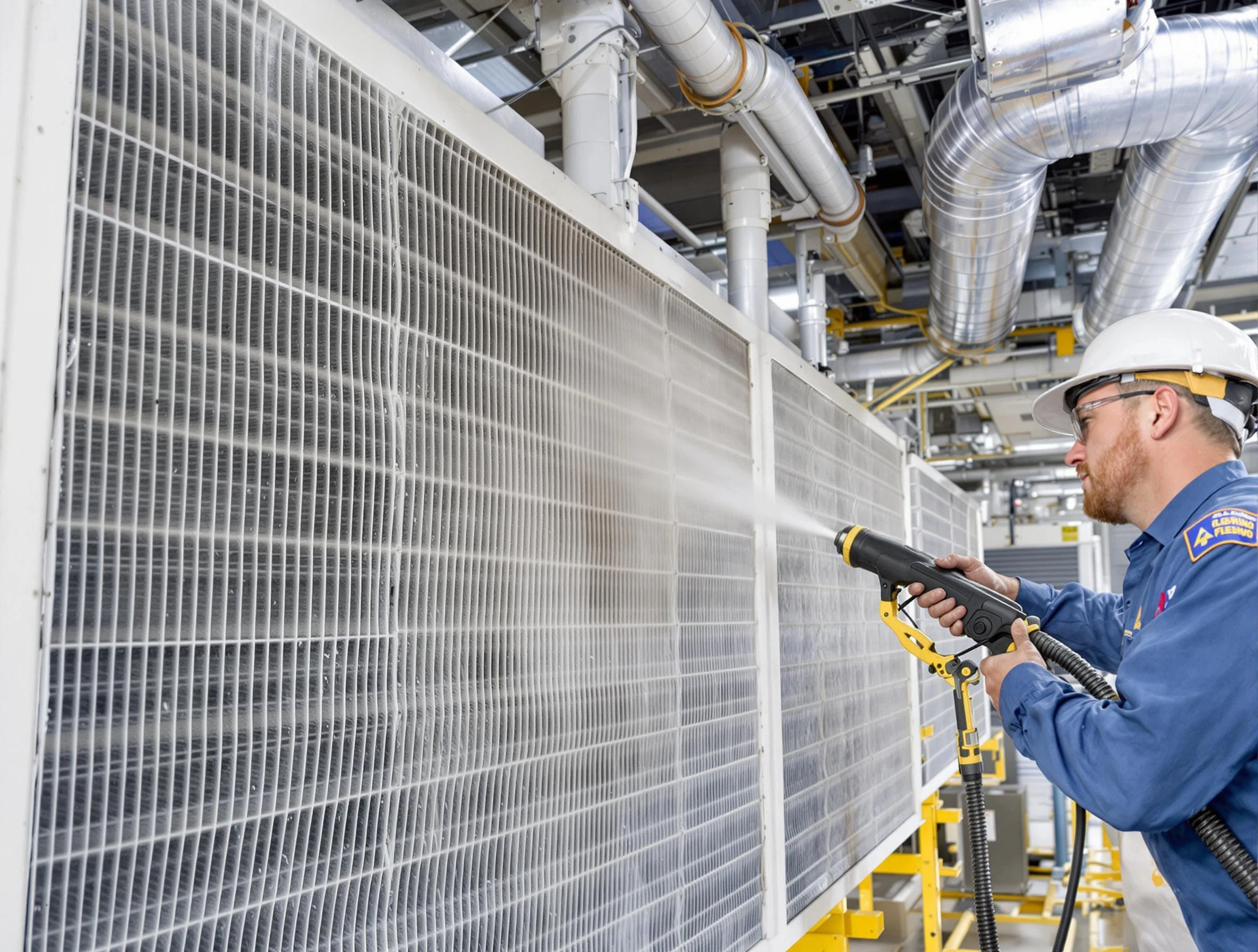 Professional commercial coil cleaning by Alpharetta Air Duct Cleaning in Alpharetta