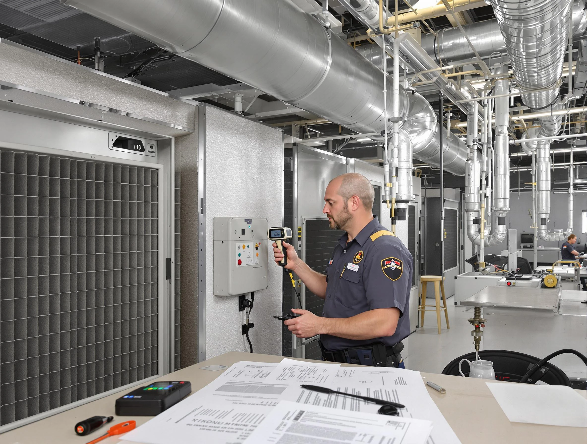 Professional filter system inspection by Alpharetta Air Duct Cleaning in Alpharetta