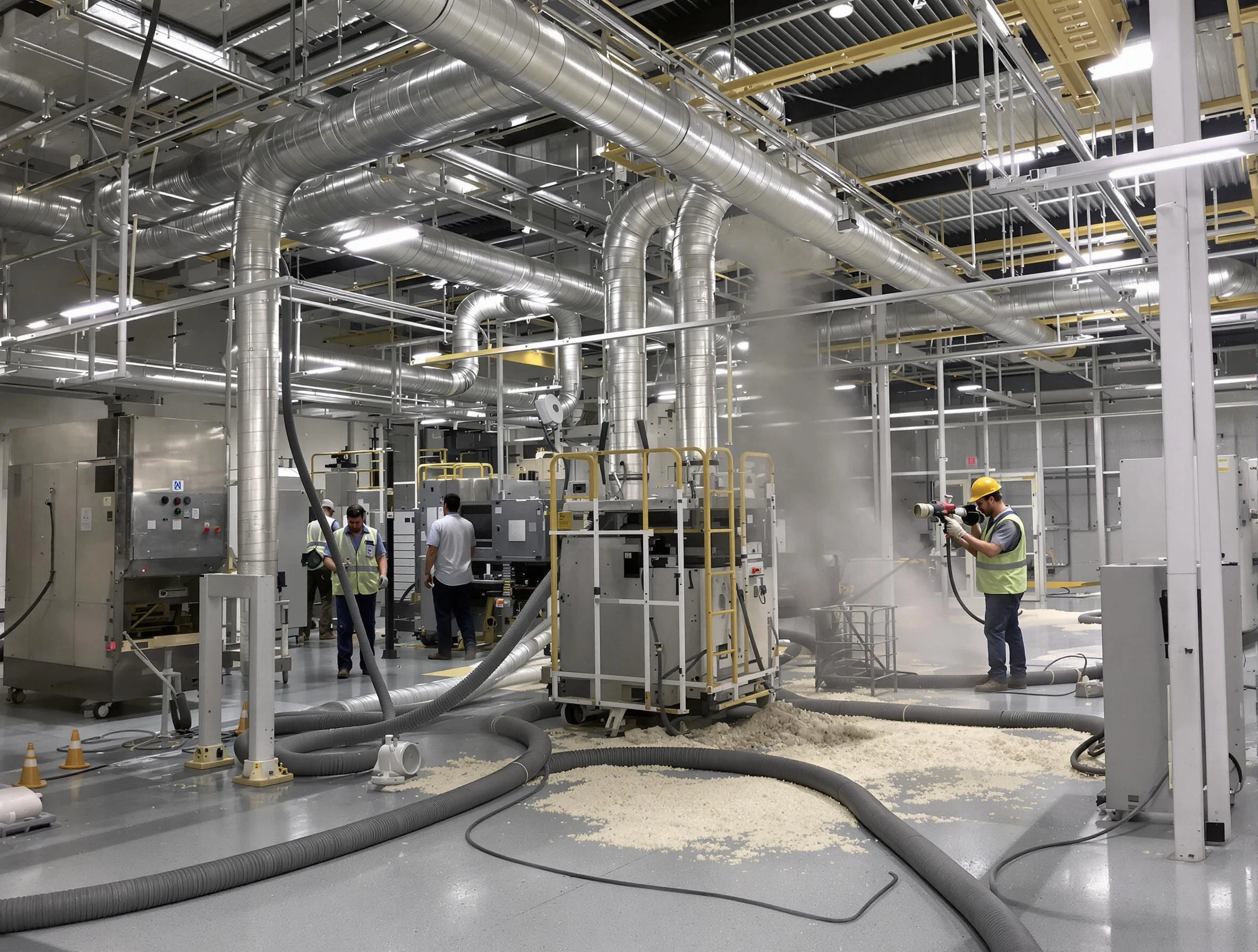 Heavy-duty industrial duct cleaning by Alpharetta Air Duct Cleaning in Alpharetta