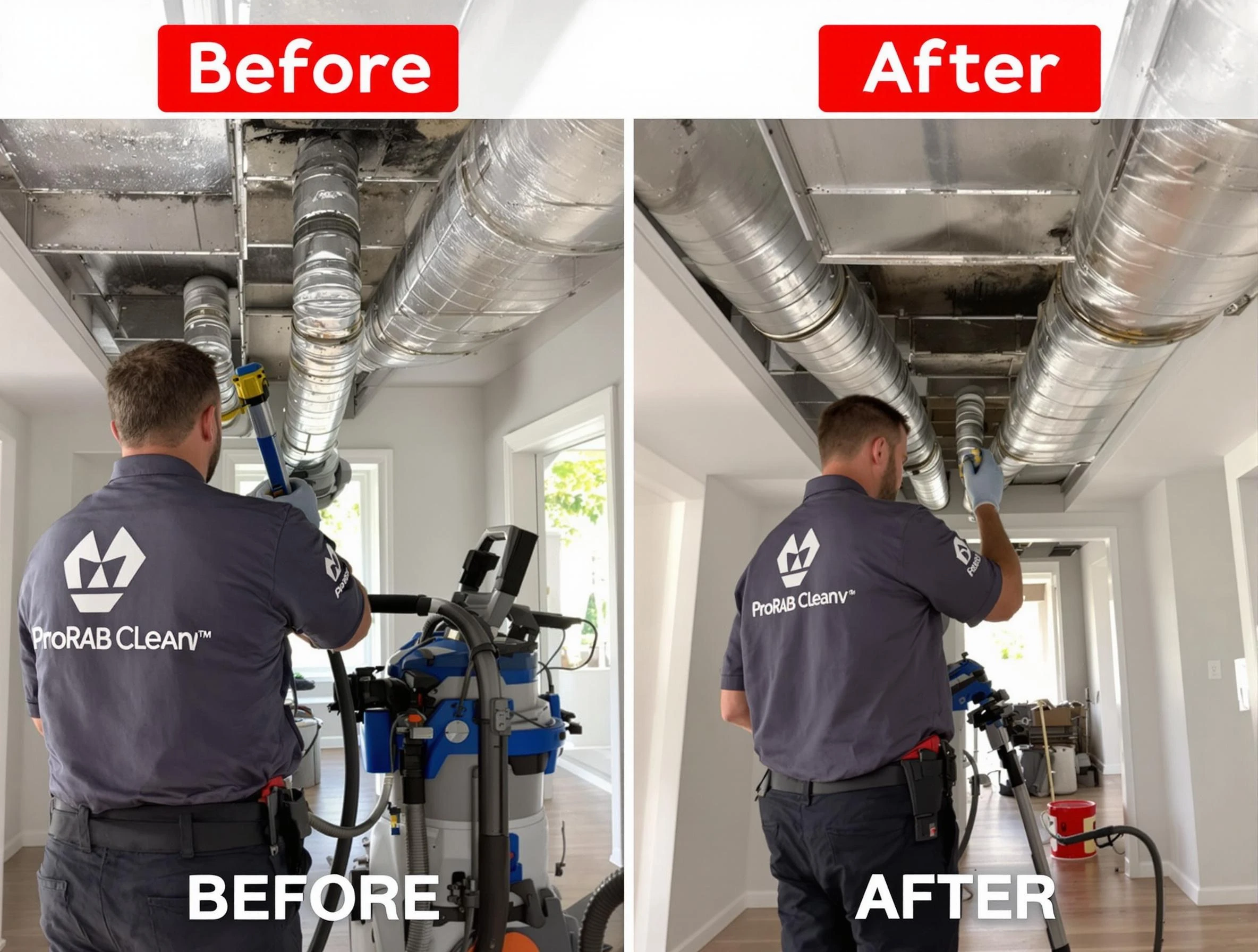 Alpharetta Air Duct Cleaning expert performing thorough residential duct cleaning in a Alpharetta home